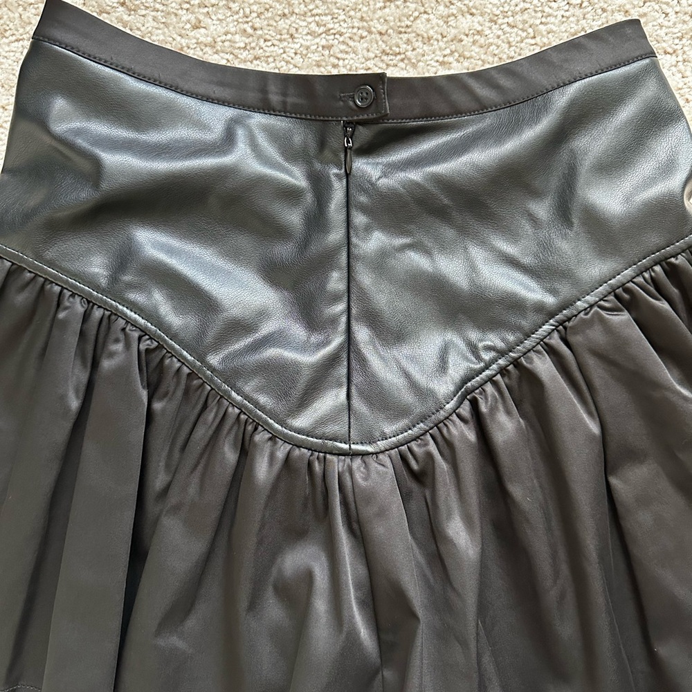 Avec Les Filles faux leather skirt - Picture 3 of 5